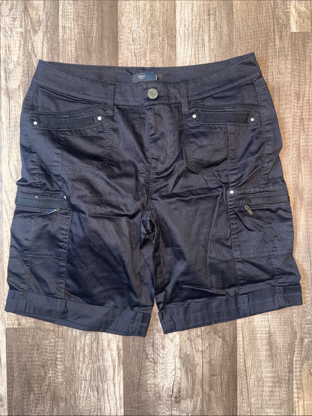 🆕 White House Black Market Bermuda Shorts with Bling Pocket Details - 4